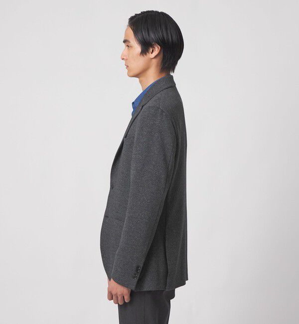 UNITED ARROWS「ハウンドトゥース ジャージ シングル2ボタン テーラードジャケット COMFORT EASY‐MODEL」|テーラードジャケット|