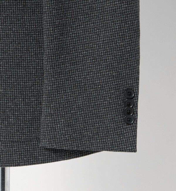 UNITED ARROWS「ハウンドトゥース ジャージ シングル2ボタン テーラードジャケット COMFORT EASY‐MODEL」|テーラードジャケット|