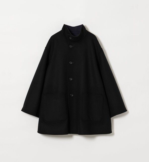 UNITED ARROWS「バイカラー リバー Aライン コート」|その他|