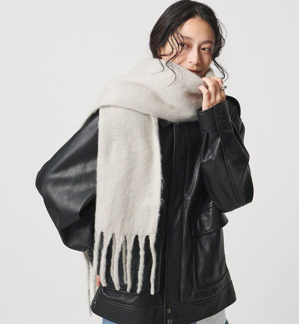 UNITED ARROWS「ブラッシュ加工 マフラー」|マフラー|