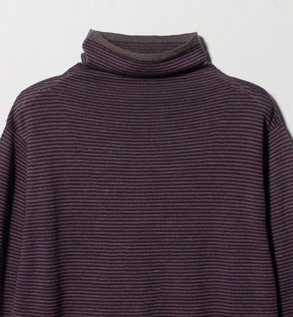UNITED ARROWS「＜Camoshita＞ボーダー ハイネック ロングスリーブ ニット」|ニット・セーター|