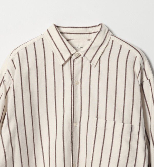 UNITED ARROWS「カリビアーナミルズ ブラッシュド レギュラーカラーシャツ」|シャツ・ブラウス|