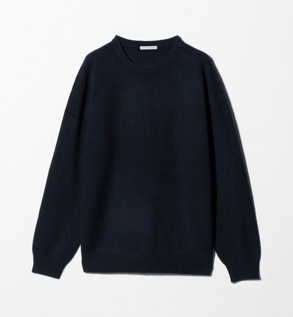 UNITED ARROWS「ウール カシミヤ ミドルゲージ クルーネック ニット」|ニット・セーター|