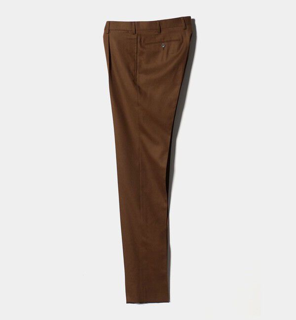 UNITED ARROWS「ライトサキソニー テーパード １プリーツ スラックス ヨコストレッチ」|スラックス|