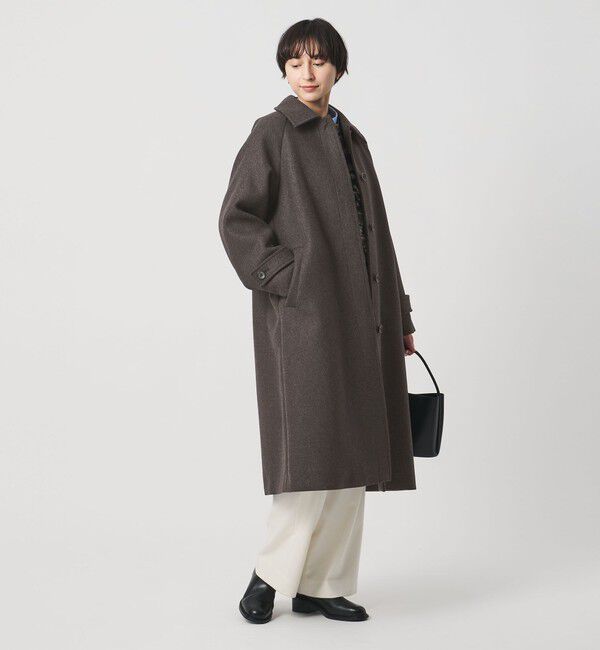 UNITED ARROWS「MANTECO ミックス ステンカラー コート」|ステンカラーコート|