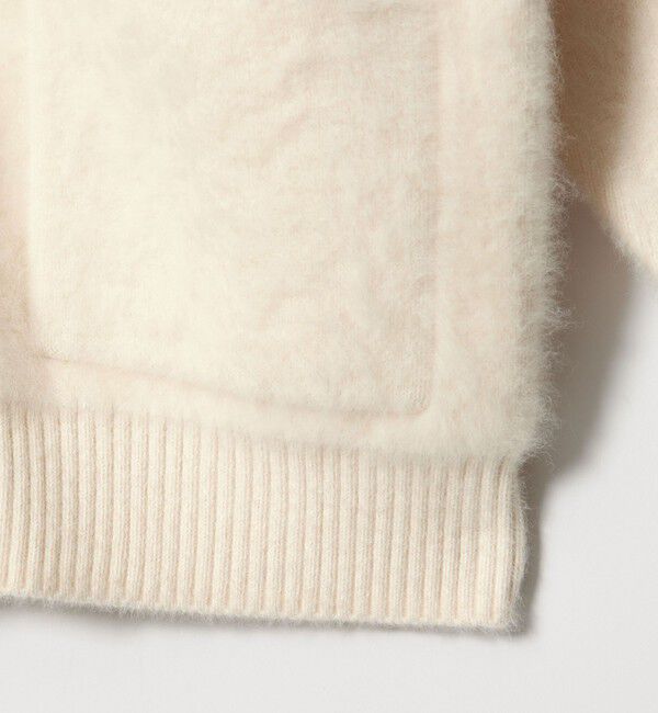 UNITED ARROWS「フォックスカシミヤ トリムコンビ カーディガン」|カーディガン|