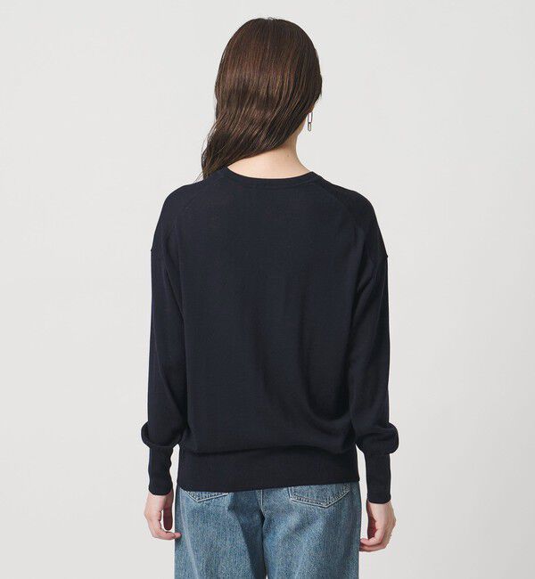 UNITED ARROWS「18G ウール Vネック ニット ‐ウォッシャブル‐」|ニット・セーター|