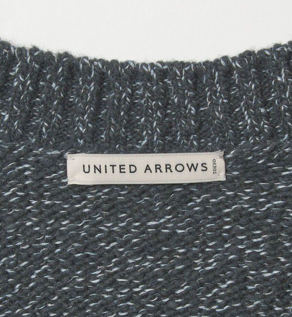 UNITED ARROWS「ウール コットン カシミア ムリネ Vネック ニット」|ニット・セーター|