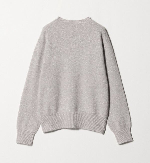 UNITED ARROWS「フォックス ウール ラメ クルーネック ニット」|ニット・セーター|