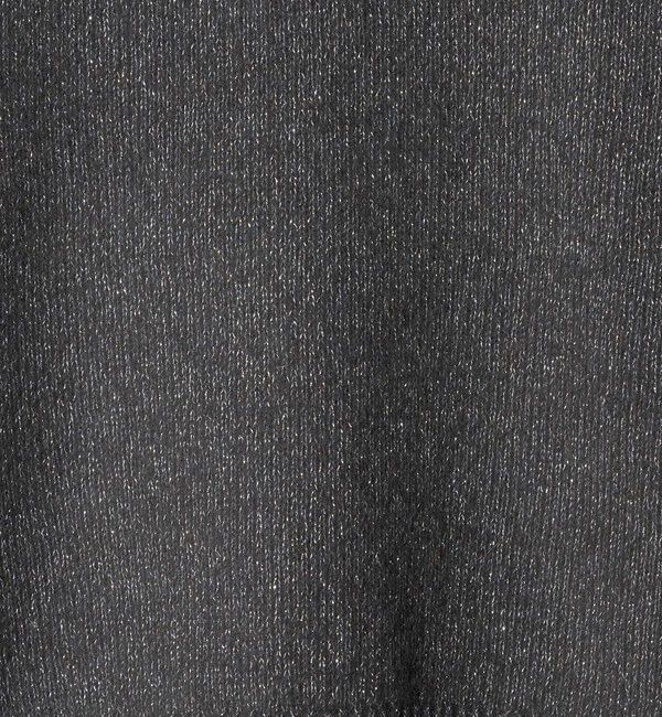 UNITED ARROWS「フォックス ウール ラメ クルーネック ニット」|ニット・セーター|