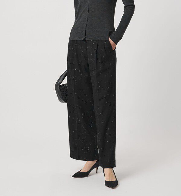 UNITED ARROWS「フラノ スパンコール イージー パンツ」|その他|