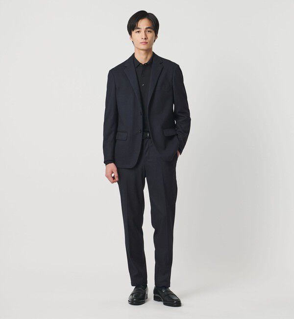 UNITED ARROWS「ホームスパン ジャージー シングル2ボタン テーラードジャケット UA COZY ウォッシャブル ヨコストレッチ 」|スーツ|