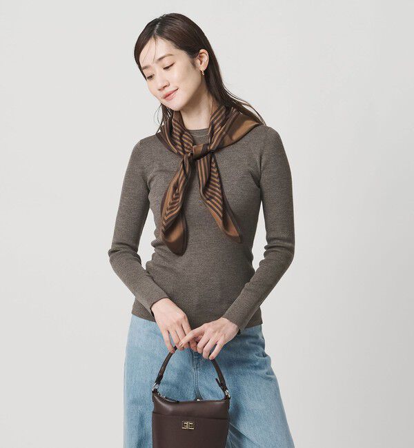 UNITED ARROWS「18G ウール リブ ニット」|ニット・セーター|MOCA