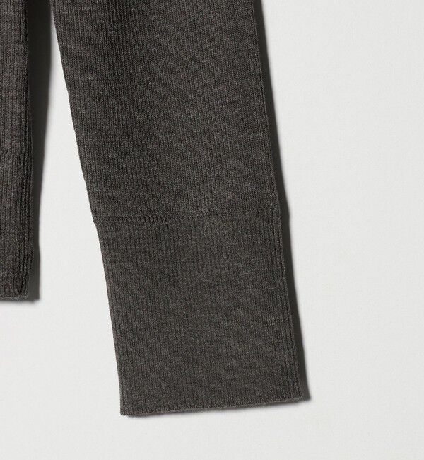 UNITED ARROWS「18G ウール リブ ニット」|ニット・セーター|