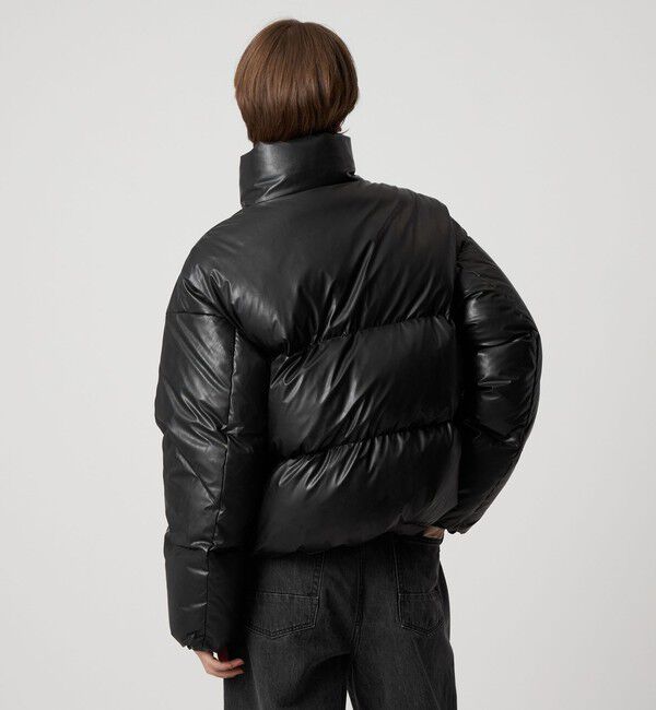 ASTRAET「＜ASTRAET＞レザーライク リバーシブル ダウンジャケット」|ダウン|