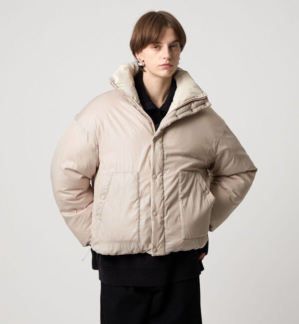 ASTRAET「＜ASTRAET＞レザーライク リバーシブル ダウンジャケット」|ダウン|