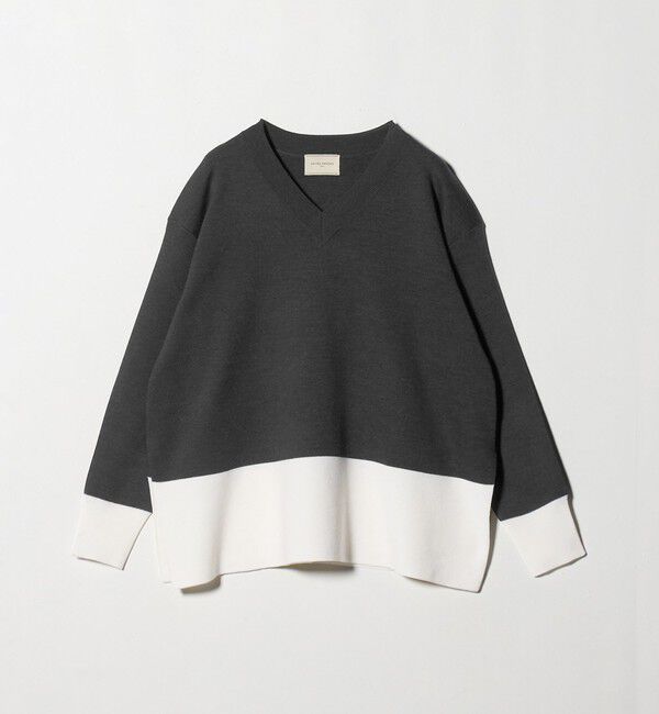 UNITED ARROWS「ウールブレンド Vネックニット ‐ウォッシャブル‐」|ニット・セーター|