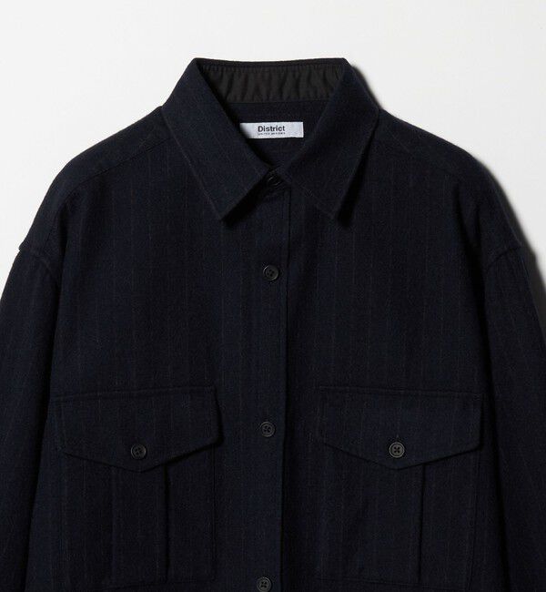 UNITED ARROWS「＜District＞シュリンク サージ 2ポケット シャツ」|シャツ・ブラウス|