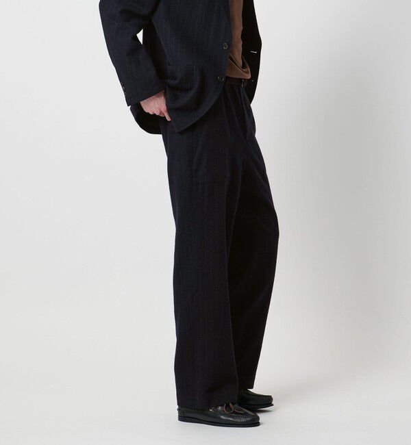 UNITED ARROWS「＜District＞シュリンク サージ ベイカースラックス」|スラックス|