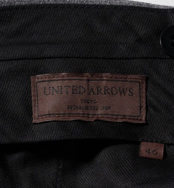 UNITED ARROWS「ストレッチフランネル ノープリーツ スラックス COMFORT EASY-MODEL ヨコストレッチ」|スーツ|