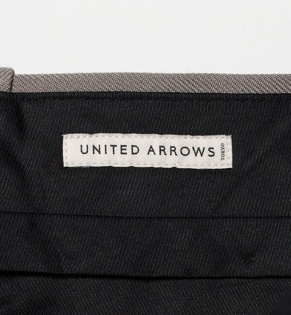 UNITED ARROWS「セーラーサージ ワイドストレート スラックス」|スラックス|