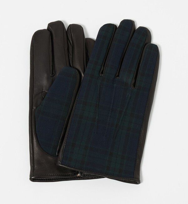 UNITED ARROWS「ブラックウォッチ コンビ グローブ」|手袋|その他1