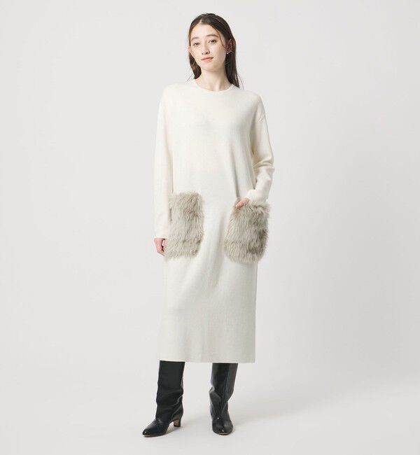 UNITED ARROWS「ポケット ワンピース」|ワンピース|OFF WHITE