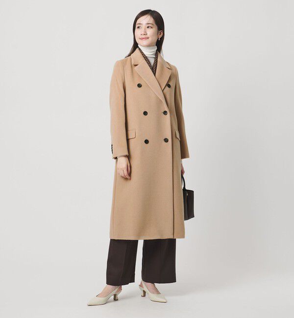 UNITED ARROWS「6B テーラードコート」|チェスターコート|BEIGE