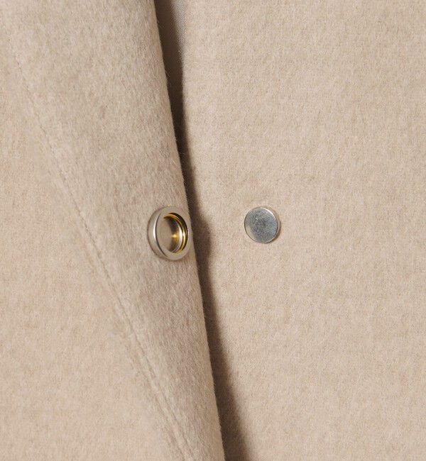 UNITED ARROWS「Aライン ミドルコート」|ノーカラーコート|