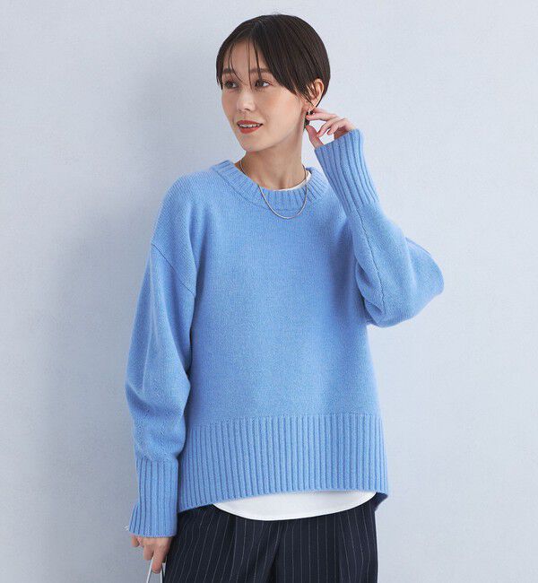 UNITED ARROWS green label relaxing「スタイルマスターニット」|ニット・セーター|LT.BLUE