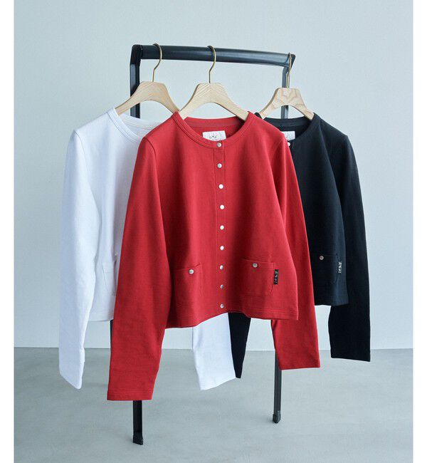 UNITED ARROWS green label relaxing「＜To b. by agnes b.コラボ＞ドットボタン カーディガン」|カーディガン|