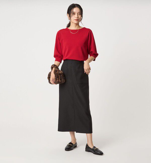 UNITED ARROWS green label relaxing「［size SHORTあり］キチントボトムス Iライン スリム タイト スカート」|タイト|