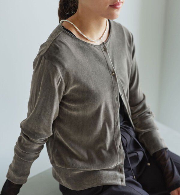 UNITED ARROWS green label relaxing「極みシアーフロッキーカーデ」|カーディガン|