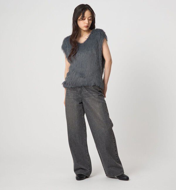 UNITED ARROWS green label relaxing「フェザー ノースリーブ プルオーバー  -ウォッシャブル-」|ベスト・ジレ|