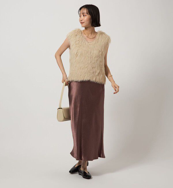 UNITED ARROWS green label relaxing「フェザー ノースリーブ プルオーバー  -ウォッシャブル-」|ベスト・ジレ|