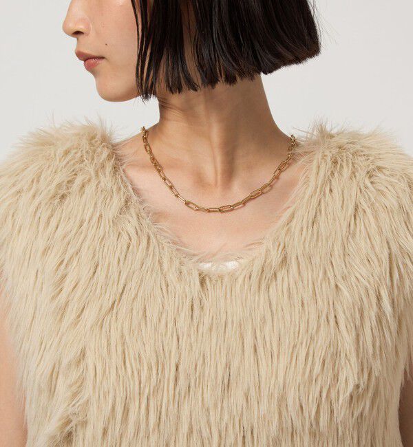 UNITED ARROWS green label relaxing「フェザー ノースリーブ プルオーバー  -ウォッシャブル-」|ベスト・ジレ|