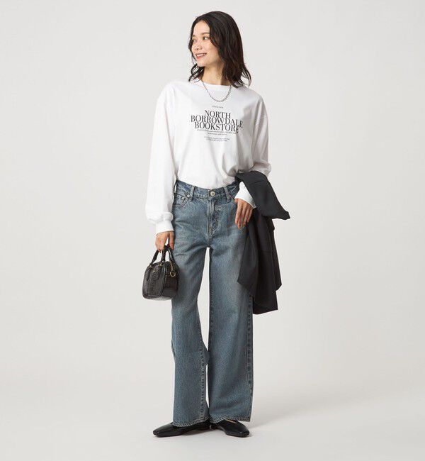 UNITED ARROWS green label relaxing「ロゴ ロングスリーブ Tシャツ」|Tシャツ・カットソー|