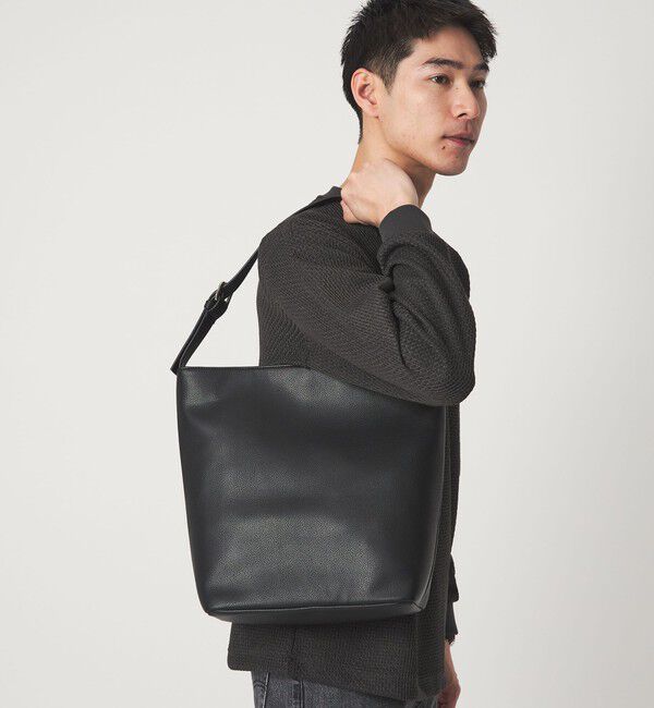 UNITED ARROWS green label relaxing「【WEB限定】GLR レザーライク ファンクショナル ショルダーバッグ」|ショルダー・メッセンジャー|