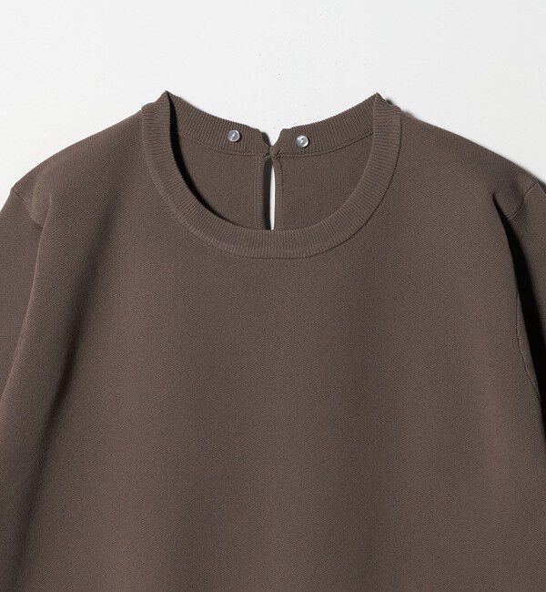 UNITED ARROWS green label relaxing「襟レース 2WAY 5分袖 プルオーバー ニット  -ウォッシャブル-」|ニット・セーター|