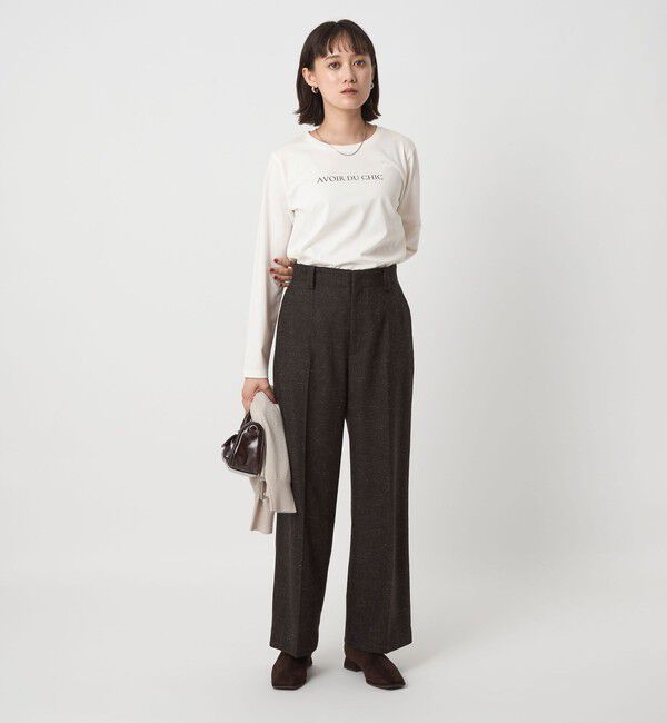 UNITED ARROWS green label relaxing「ロゴ ロングスリーブ カットソー」|Tシャツ・カットソー|