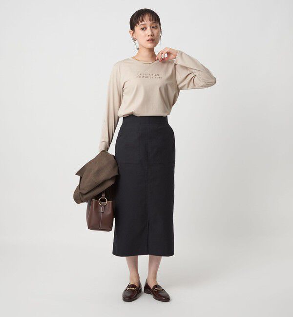 UNITED ARROWS green label relaxing「ロゴ ロングスリーブ カットソー」|Tシャツ・カットソー|