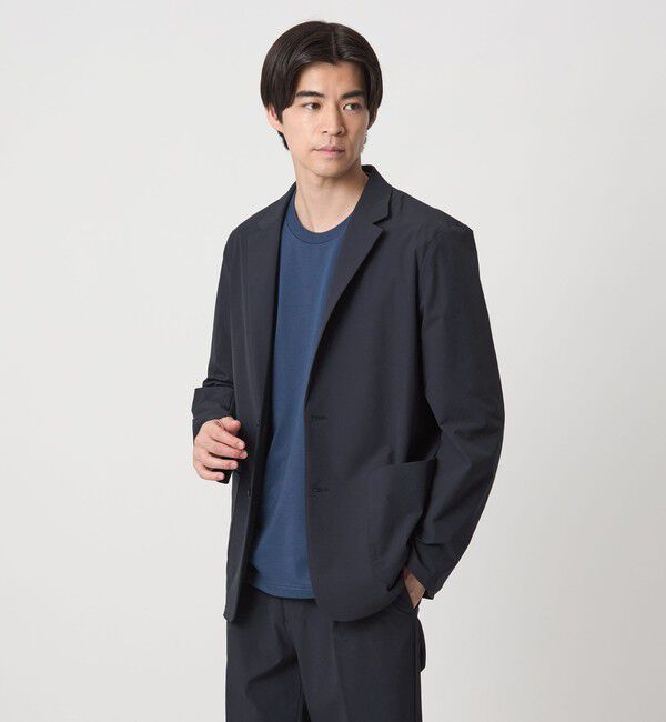 UNITED ARROWS green label relaxing「【WEB限定】JUST fit ナイロン PU リラックス セットアップ -2Wayストレッチ-」|テーラードジャケット|
