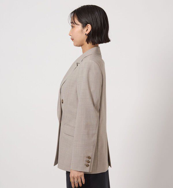 UNITED ARROWS green label relaxing「カチリラ ダブル ジャケット -ウォッシャブル・ストレッチ-」|テーラードジャケット|