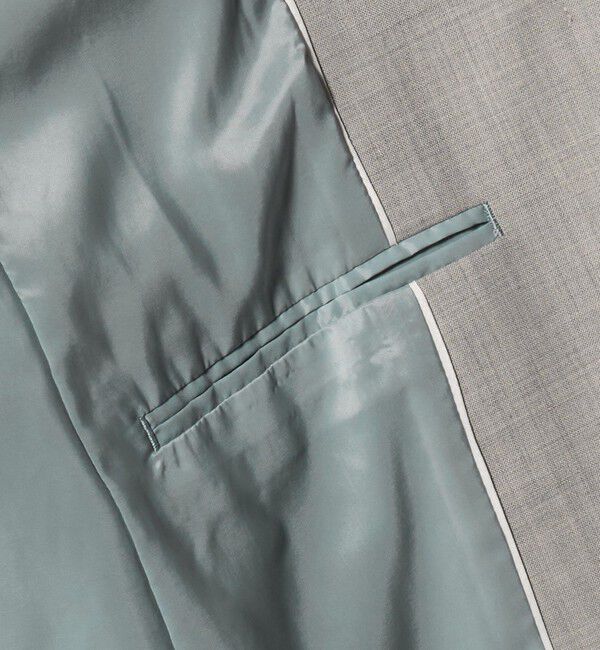 UNITED ARROWS green label relaxing「カチリラ ノーラペル ジャケット  -ウォッシャブル・ストレッチ-」|ノーカラージャケット|