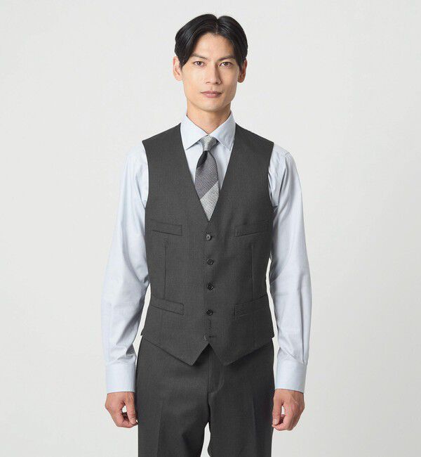 UNITED ARROWS green label relaxing「REDA サージ スリム 5B スーツベスト」|ベスト・ジレ|