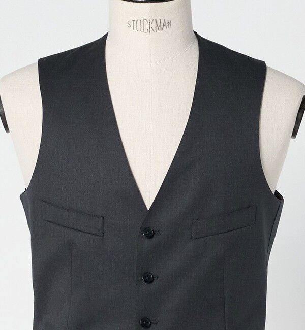 UNITED ARROWS green label relaxing「REDA サージ スリム 5B スーツベスト」|ベスト・ジレ|