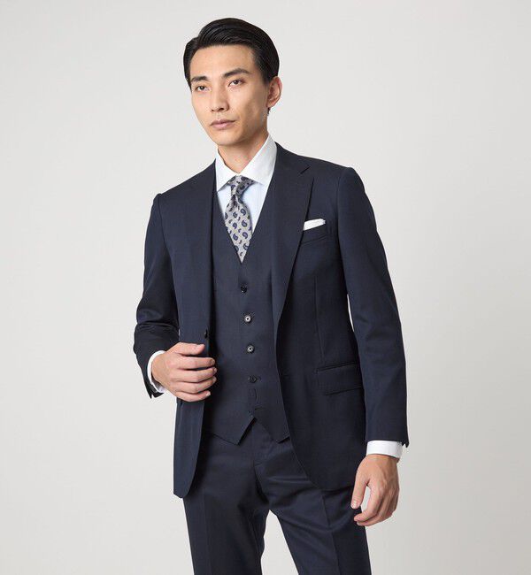 UNITED ARROWS green label relaxing「REDA サージ スリム 5B スーツベスト」|ベスト・ジレ|