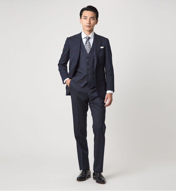 UNITED ARROWS green label relaxing「REDA サージ スリム 5B スーツベスト」|ベスト・ジレ|