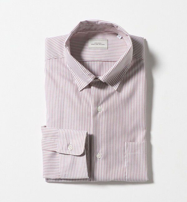 UNITED ARROWS green label relaxing「エブリット コットンオックス ストライプ スナップ ボタンダウン シャツ -イージーアイロン-」|シャツ・ブラウス|