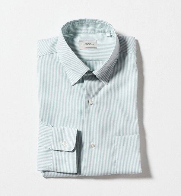 UNITED ARROWS green label relaxing「エブリット コットンオックス ストライプ スナップ ボタンダウン シャツ -イージーアイロン-」|シャツ・ブラウス|